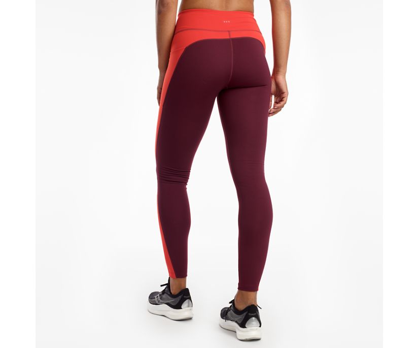 Saucony Solstice 2.0 Women's Pants Burgundy | Canada 335VRWD